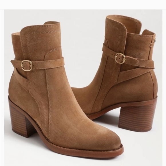 Sam Edelman Shoes - Sam Edelman | Women’s Tan Suede Simona Boots Size 8.5 NWOB